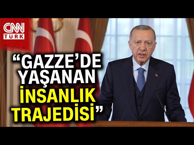 Cumhurbaşkanı Erdoğan'dan Gazze Mesajı: "Katliamların Önüne Geçmek İçin Çabalıyoruz" 