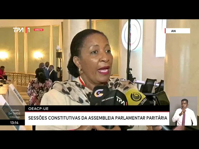 OEACP-UE: Sessões constitutivas da assembleia parlamentar paritária