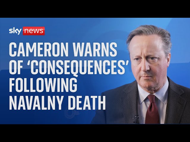 Alexei Navalny dies: Cameron says there should be 'consequences'