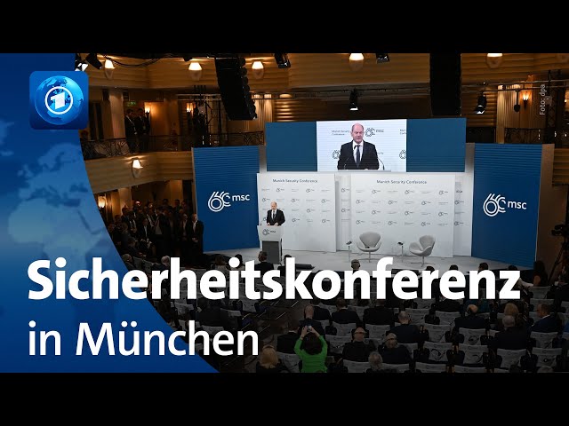 Scholz und Selenskyj bei Münchner Sicherheitskonferenz