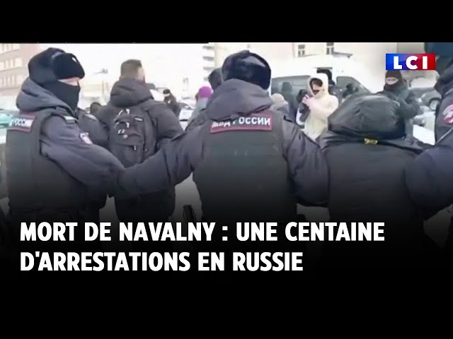 Mort d'Alexeï Navalny : une centaine d'arrestations en Russie