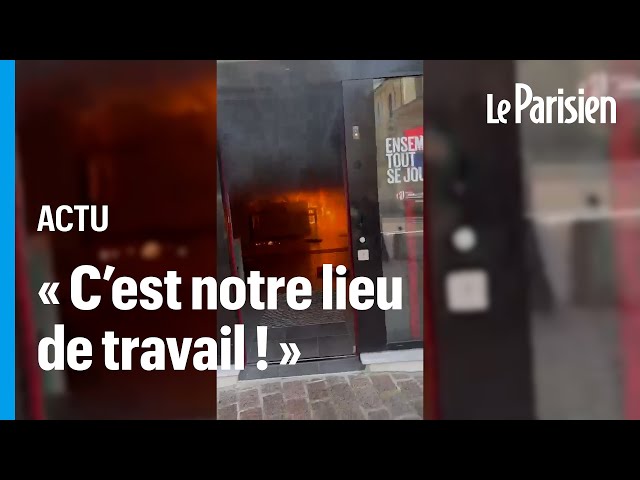 Nanterre : on lui refuse un retrait, elle met le feu à sa banque