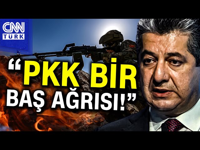 Barzani'den PKK Mesajı: "PKK Kuzey Irak İçin Büyük Bir Sorundur" #Haber