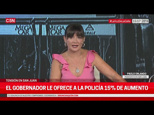 La POLICÍA provincial de SAN JUAN se ACUARTELÓ en RECLAMO de MEJORAS SALARIALES