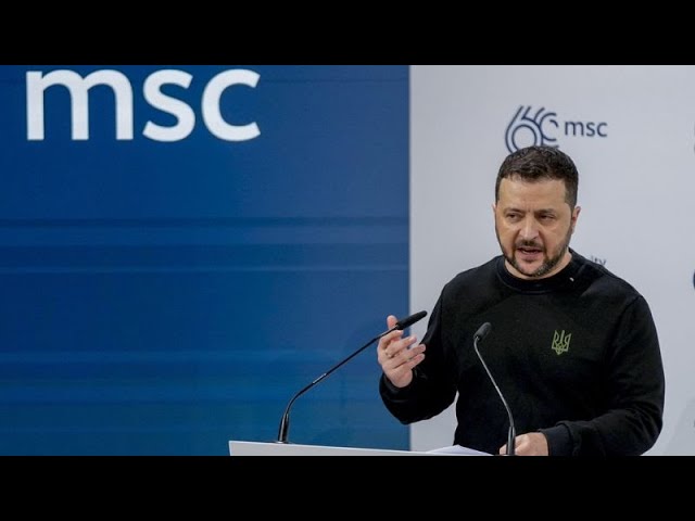 Zelenskyy warns 'artificial deficit' of weapons gives Russia breathing space at security c