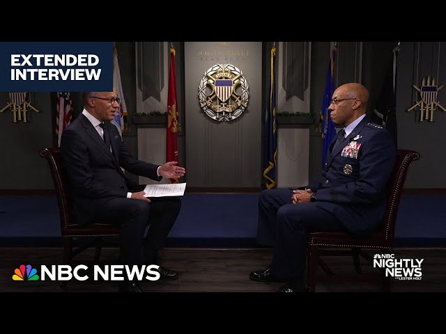 Joint Chiefs Chairman CQ Brown: Extended Interview