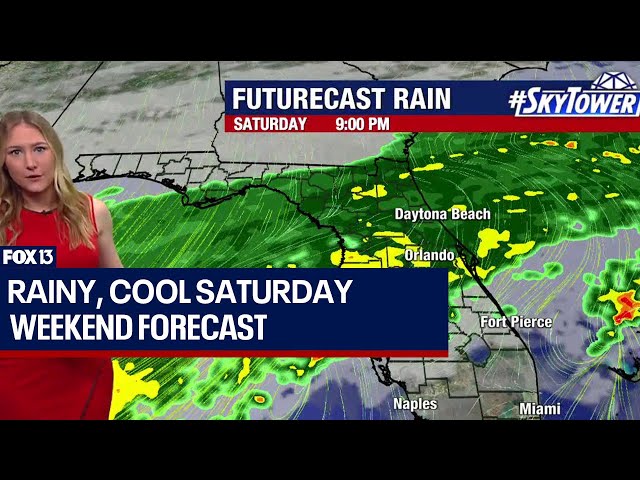 Tampa weather: Rainy, cool on Feb. 17, 2024