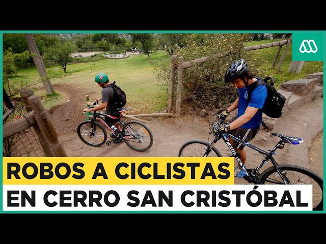 Asaltos en Cerro San Cristóbal: Preocupación por banda que roba a ciclistas