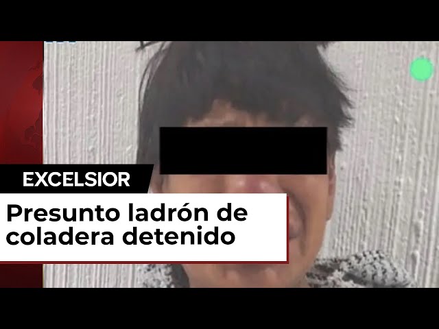 Despeinado ladrón llora tras ser detenido por robo en CDMX