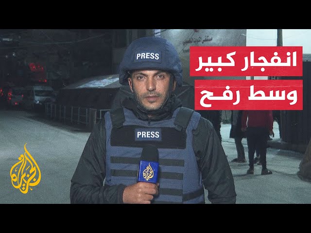 مراسل الجزيرة: غارة إسرائيلية على رفح جنوب قطاع غزة