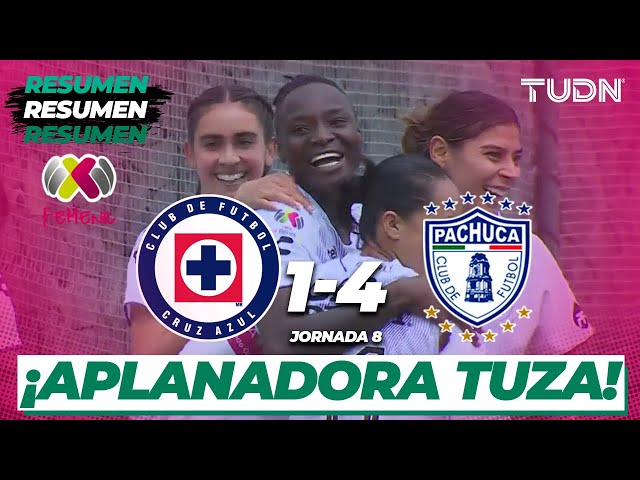 Resumen y goles | Cruz Azul 1-4 Pachuca | Liga Mx Femenil- CL2024 J8