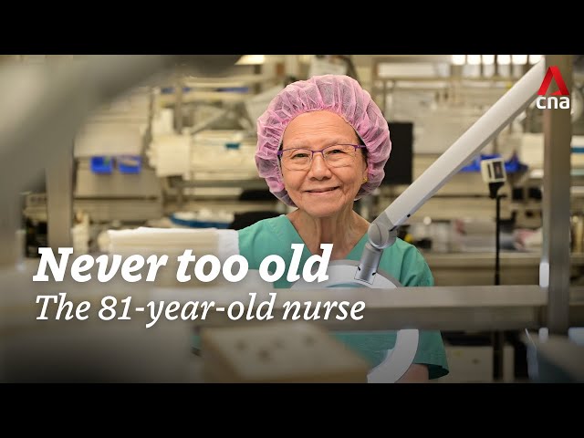 Never too old: The 81-year-old hospital nurse who loves to keep going