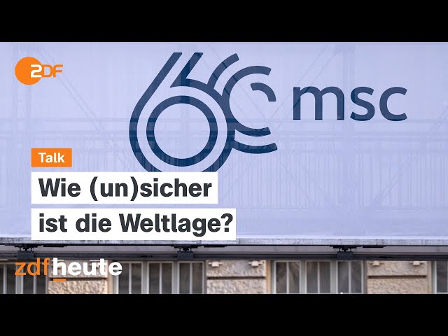 ⁣Eine Welt voller Krisen? Beobachtungen von der Münchener Sicherheitskonferenz I auslandsjournal Talk