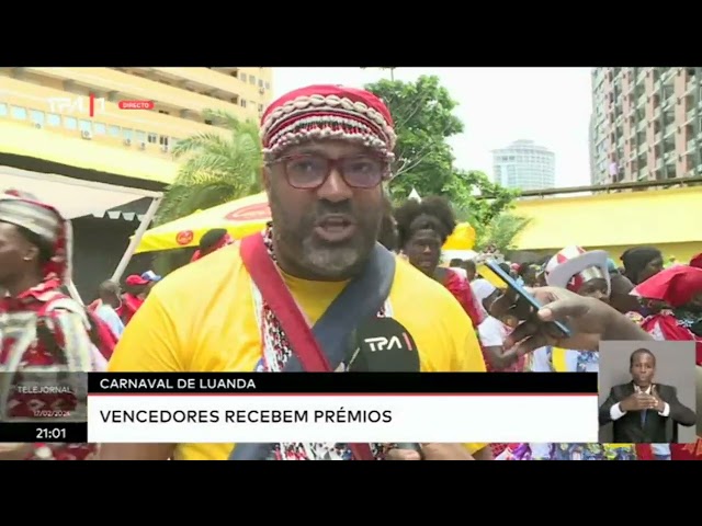 Carnaval de Luanda - Vencedores recebem prêmios