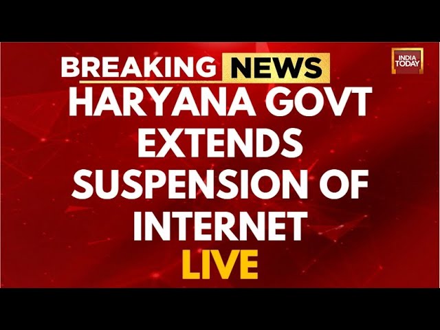 LIVE: Haryana Govt Extends Suspension Of Internet Amid Farmers' Protest |Delhi Chalo March LIVE