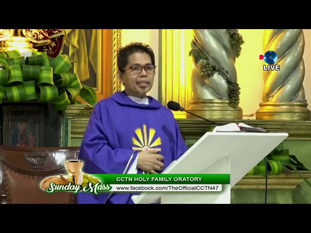 1100 AM  LIVE SUNDAY MASS  February 18, 2024    Rev. Fr.  Jose Adonis Niñal Aquino (Dondon)