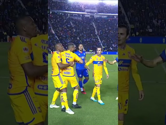 ¡FINAL DE LOCURA!  Cruz Azul y Tigres comienzan la bronca #shorts