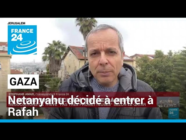 Gaza : Benjamin Netanyahu décidé à entrer à Rafah • FRANCE 24