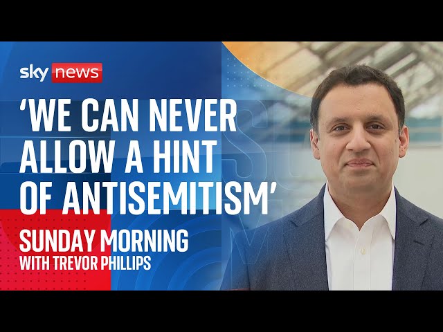 Anas Sarwar asked twice about what he would do about antisemitic comments