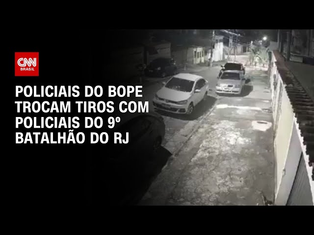 Policiais do Bope trocam tiros com policiais do 9º Batalhão do RJ | AGORA CNN