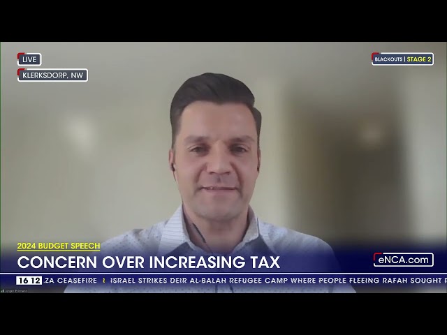 2024 Budget speech | Concern over increasing tax