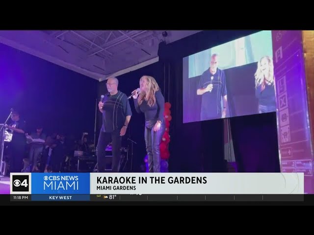 Karaoke in the Gardens