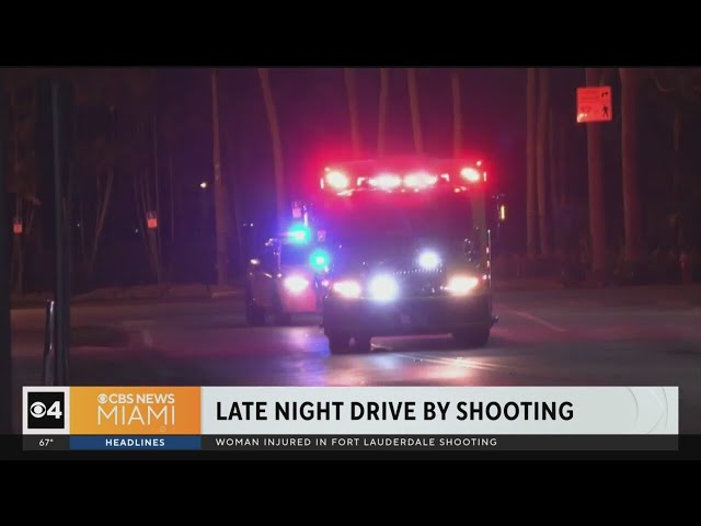 Man injured in South Miami Heights drive-by shooting