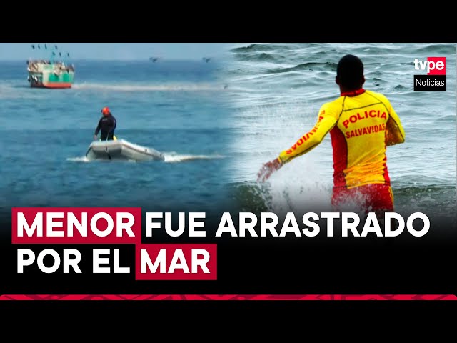 Chorrillos: reportan menor desaparecido tras ingresar al mar en playa Agua Dulce