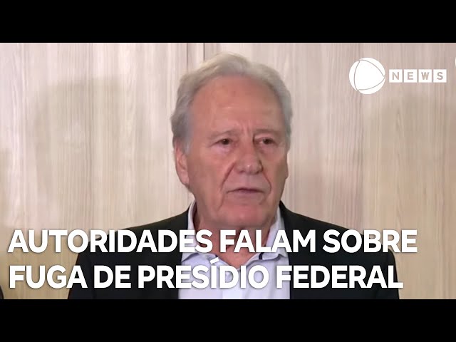 Autoridades falam sobre fuga de presídio em Mossoró-RN