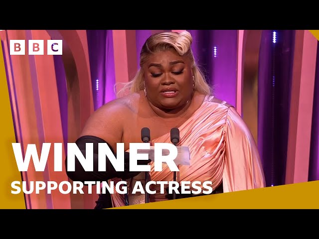 Da'vine Joy Randolph wins Best Supporting Actress  | BAFTA Film Awards 2024 - BBC