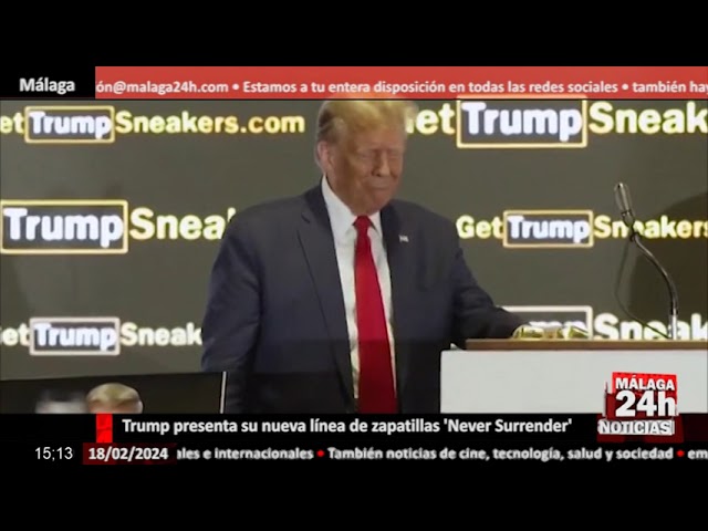 Noticia - Trump presenta su nueva línea de zapatillas 'Never Surrender'