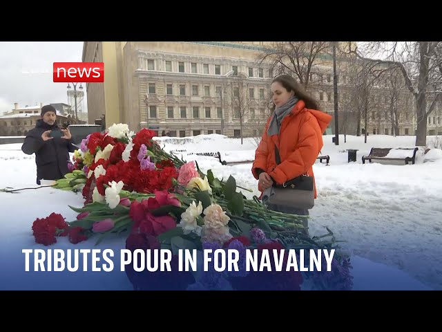 Tributes continue to pour in for Alexei Navalny