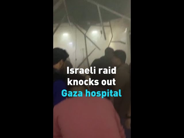 Israeli raid knocks out Gaza hospital