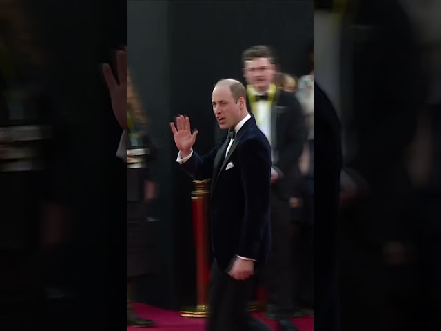 Prince William arrives at BAFTA Film Awards