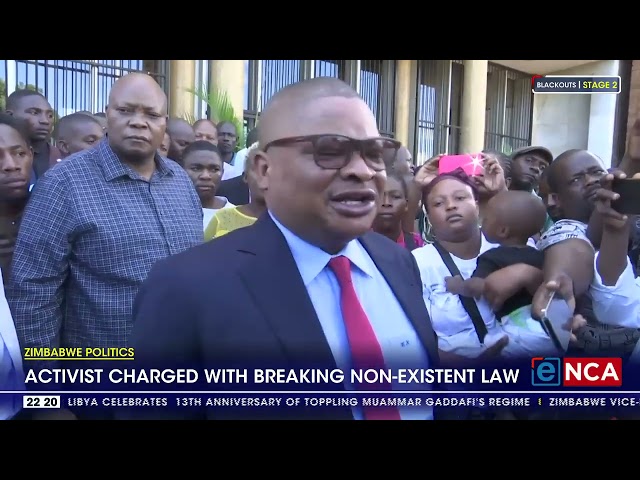 Zimbabwe politics | Activist charged with breaking non-existent law