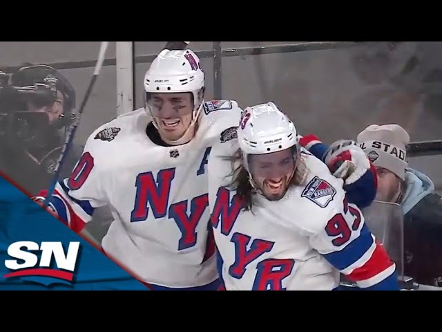 ⁣Rangers' Chris Kreider And Mika Zibanejad Score Two Late Power-Play Goals To Force OT