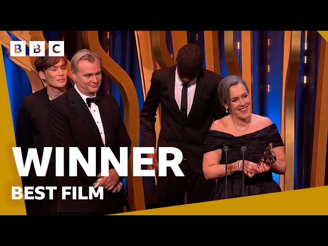 Oppenheimer wins Best Film BAFTA!  | BAFTA Film Awards 2024- BBC