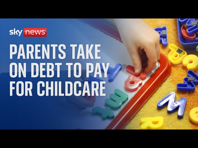 More than 40% of parents are going into debt to pay for childcare