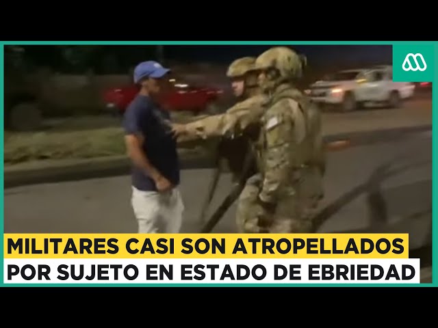 Sujeto intentó atropellar a militares: Se encontraba en estado de ebriedad