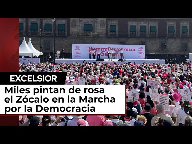 Marcha por la Democracia: Lorenzo Córdova pide elecciones transparentes