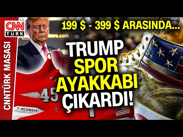 Trump Seçmene Bu Ayakkabı ile Yürüyecek! Trump, Seçmenine Özel Ayakkabılar Çıkardı...