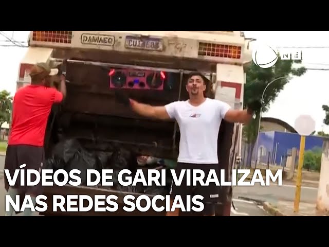 Gari esbanja alegria e vídeos fazem sucesso nas redes