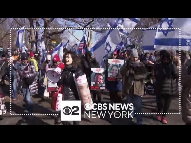 Families rally on Upper West Side, call for release of hostages in Gaza