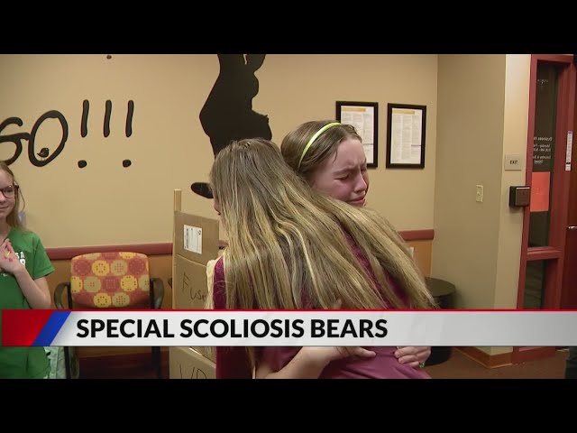 Colorado girl donates special bears to hospital after difficult journey with scoliosis