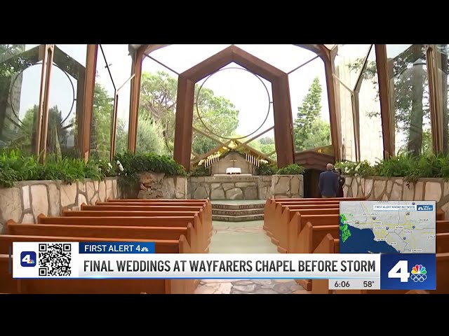 Final weddings held at Wayfarers Chapel