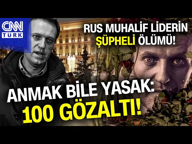 Navalni'nin Şüpheli Ölümü! Rusya'da Kızıl Meydan'a Karanfil Koyanlar Gözaltına Alındı