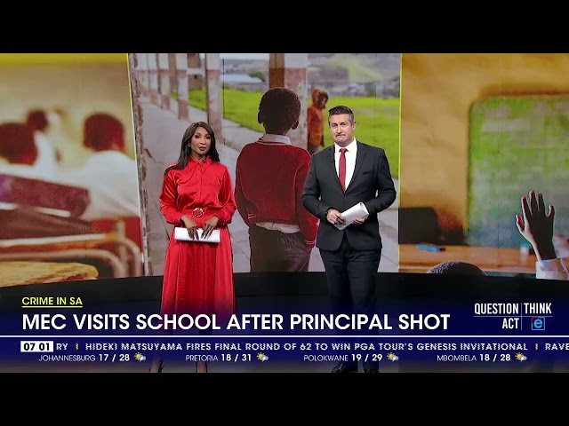 MEC visits school after Principal shot