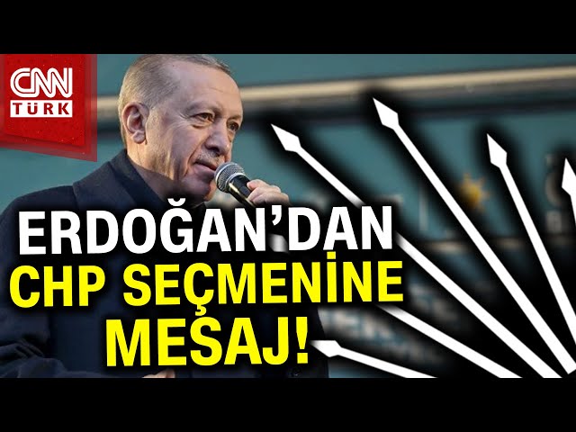 Cumhurbaşkanı Erdoğan, "Alternatifsiz Değilsiniz" Diyerek CHP Seçmenine Seslendi: "AK