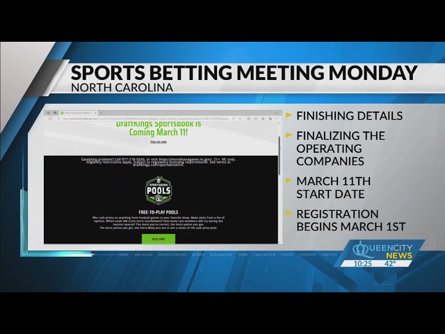 NC officials to discus details of upcoming sports betting