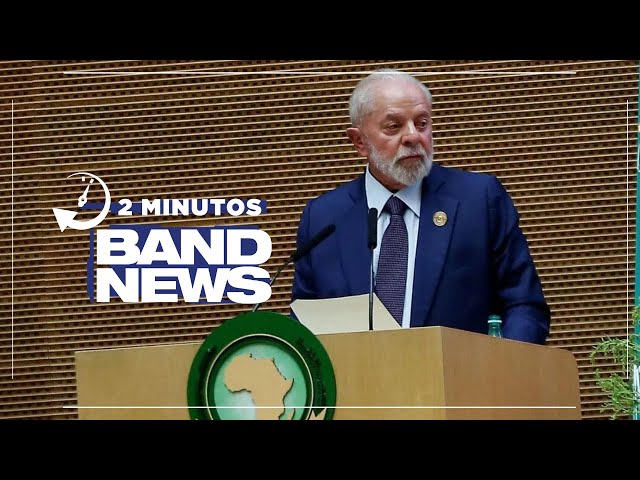 BandNews em 2 Minutos (19/02/24 - Manhã) Lula compara ataques à gaza ao holocausto